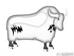 动物牦牛简笔画