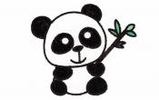 动物简笔画大熊猫