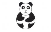 动物简笔画熊猫