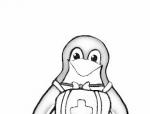 动物简笔画圣伯纳德的企鹅简笔画