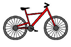 简单漂亮的自行车简笔画制作步骤