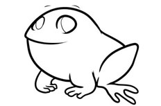 画青蛙王子简笔画的几个步骤