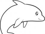 如何画海豚 海豚简笔画步骤图