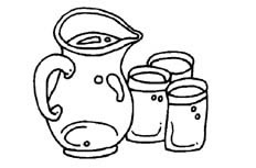 一整套非常漂亮的水杯茶具简笔画制作步骤