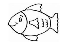 鲜美可口的鲫鱼简笔画绘制重点