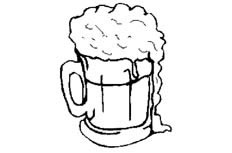 一幅完整描述啤酒杯物品的简笔画步骤图片大全