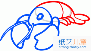 如何画龙虾 龙虾简笔画步骤图