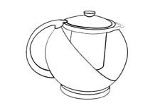 一把看起来非常精致的茶壶物品简笔画重要步骤